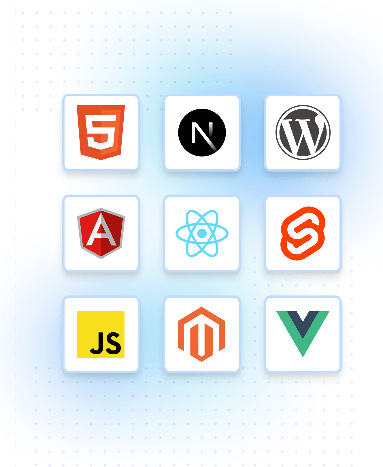 Owltics featuring a variety of coding logos and a Bug Tracker.